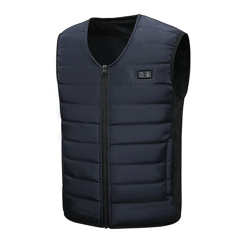 12 Area V Neck Heated Gilet