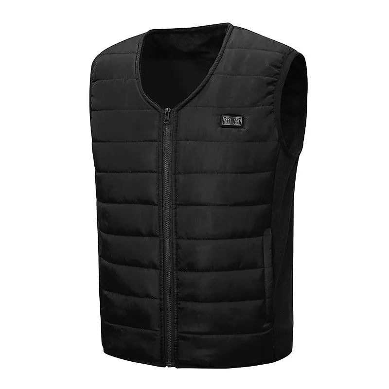 12 Area V Neck Heated Gilet