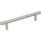 128 MM CENTER-TO-CENTER SATIN NICKEL NAPLES CABINET BAR PULL #176SN