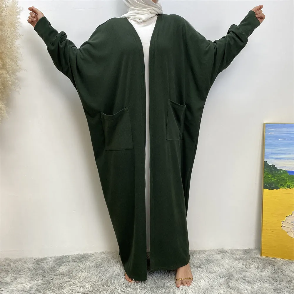 1997 plain cardigan abaya