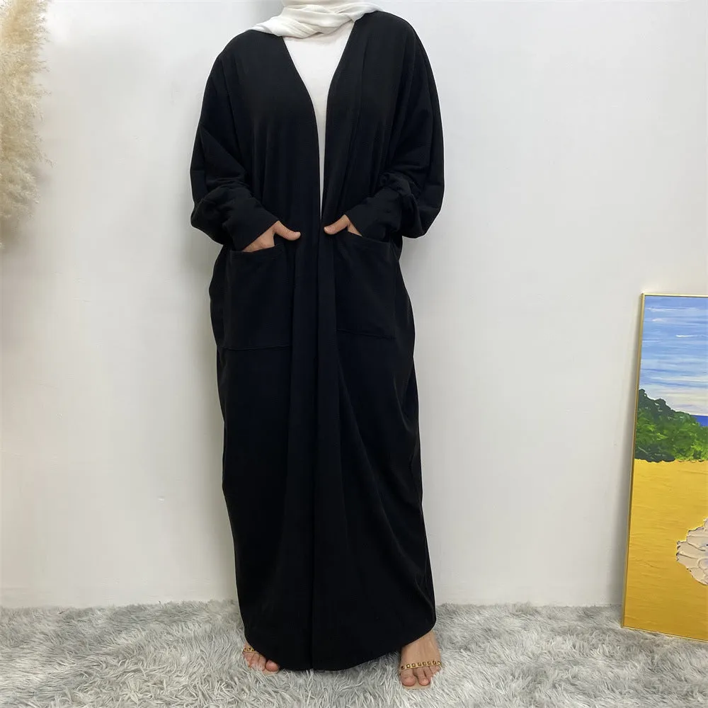 1997 plain cardigan abaya