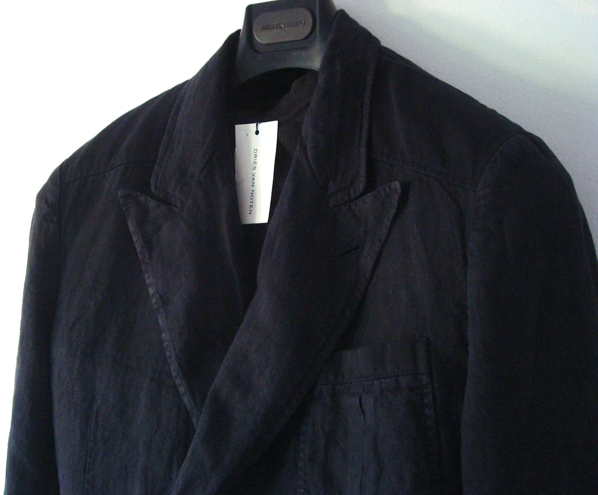 2010 Overdyed Linen Double-Breasted Jacket