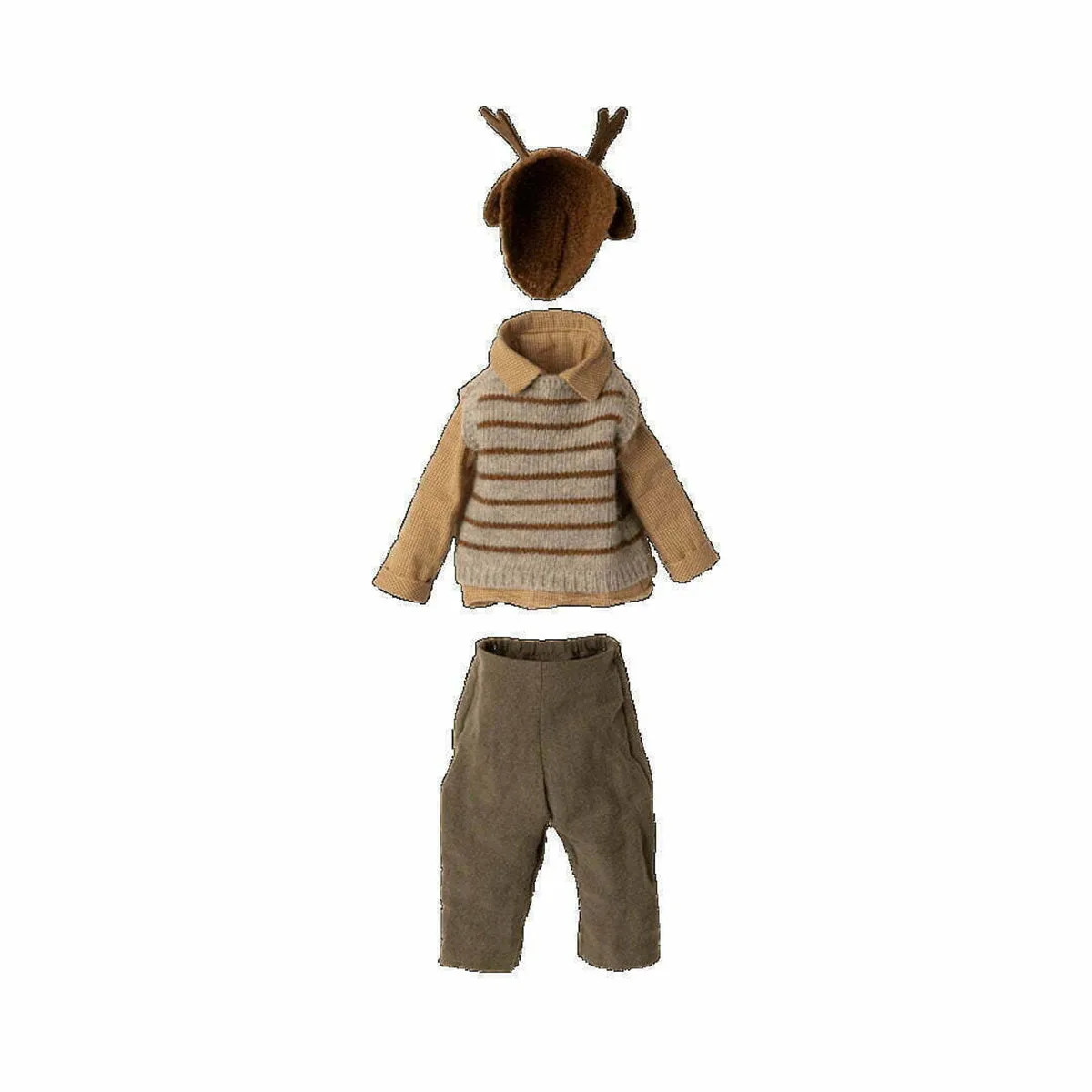 2021 Maileg Maxi Mouse Boy with Deer Hat