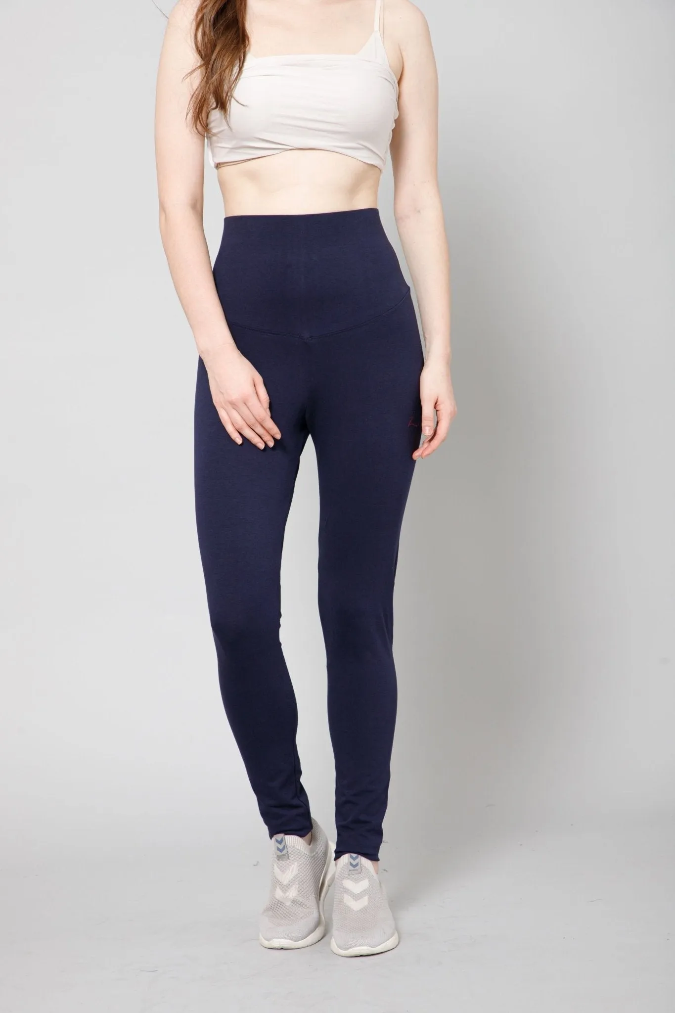 247 Zactive™ Navy Blue High Waisted Maternity Leggings