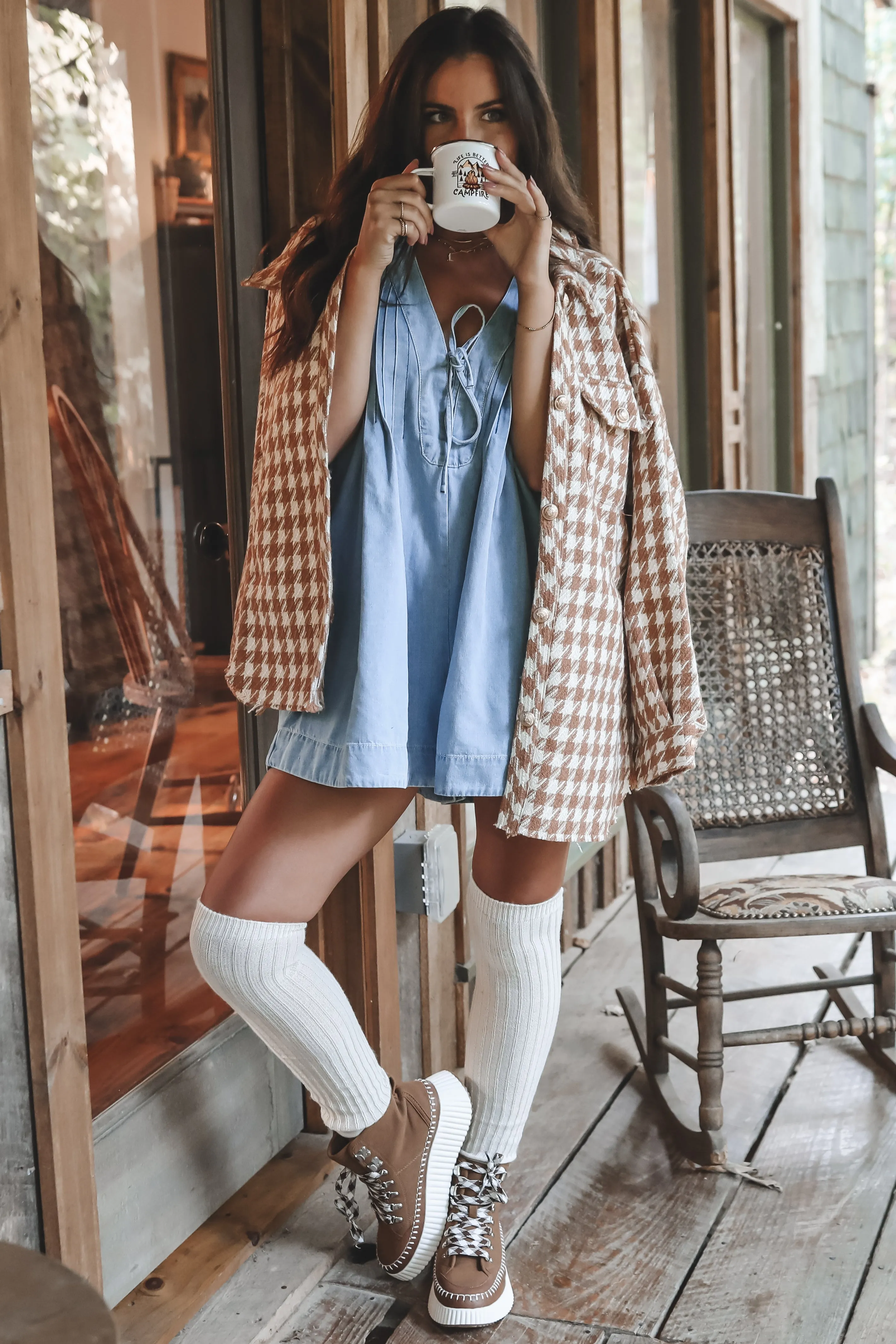 A Little Something Extra Ivory Wool Blend Boot Socks