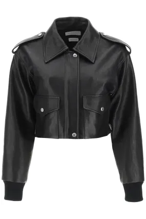 Alexander McQueen Long-Sleeved Cropped Jacket