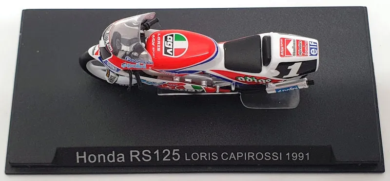 Altaya 1/24 Scale Model Motorcycle AL28015 - 1991 Honda RS125 Loris Capirossi