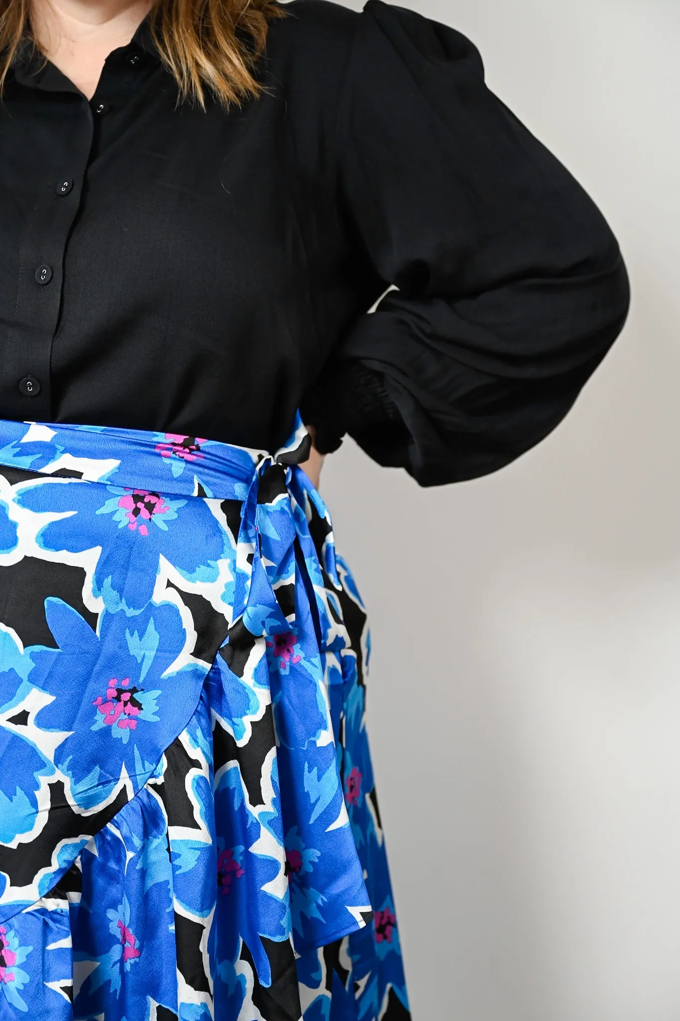 Amalia Skirt - Retro Blue