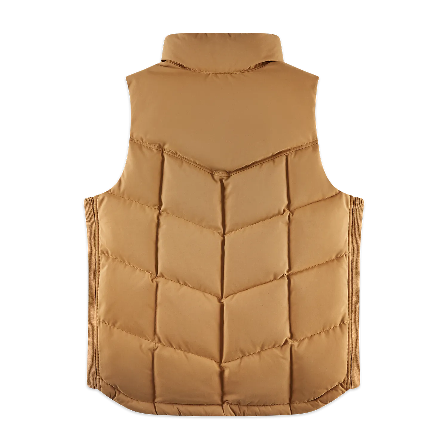 &SONS Forest Puffer Gilet Tan