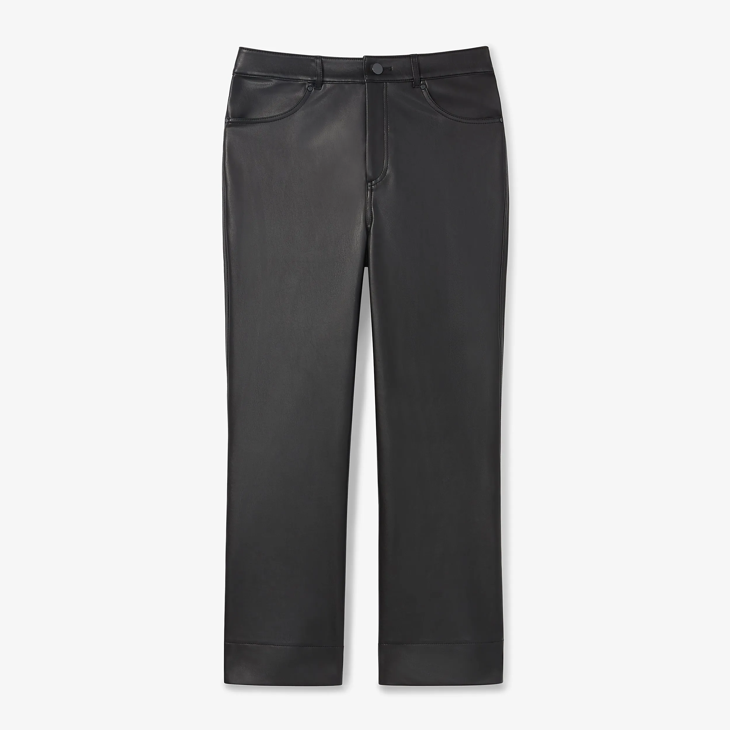 Archie Pant - Vegan Leather :: Black