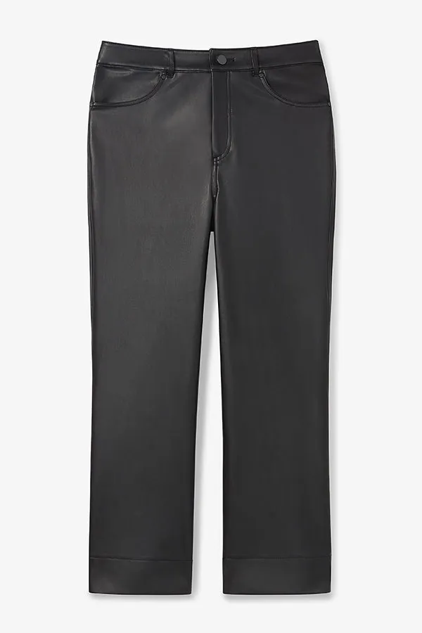 Archie Pant - Vegan Leather :: Black