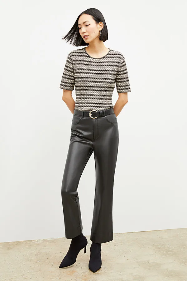 Archie Pant - Vegan Leather :: Black