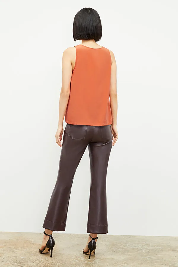 Archie Pant - Vegan Leather :: Brown