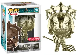 Arthur Curry as Gladiator (Gold Chrome, Aquaman) 244 - Target Exclusive  [Damaged: 7.5/10]