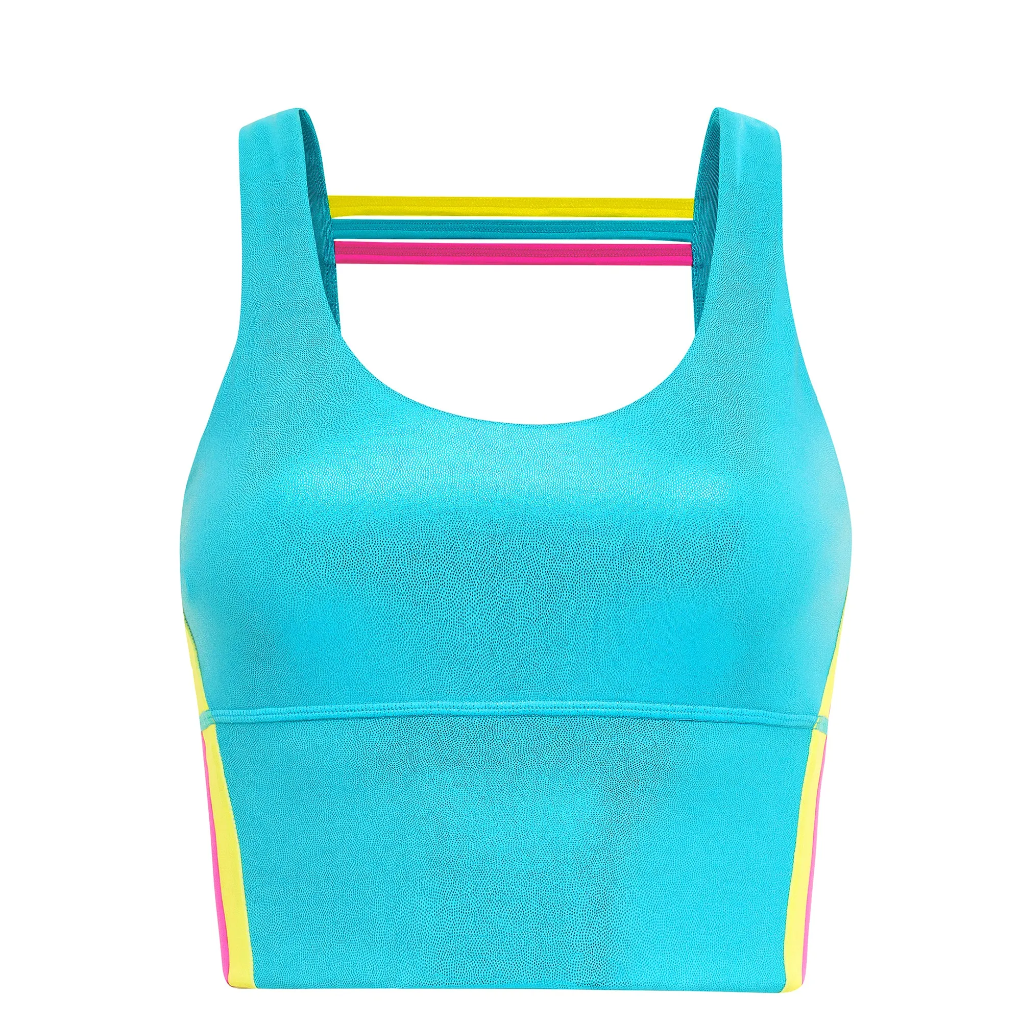 Barbara Girl Long Sports Bra - Blue