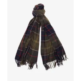 Barbour Hailes Ladies Tartan Wrap Scarf - Classic Tartan