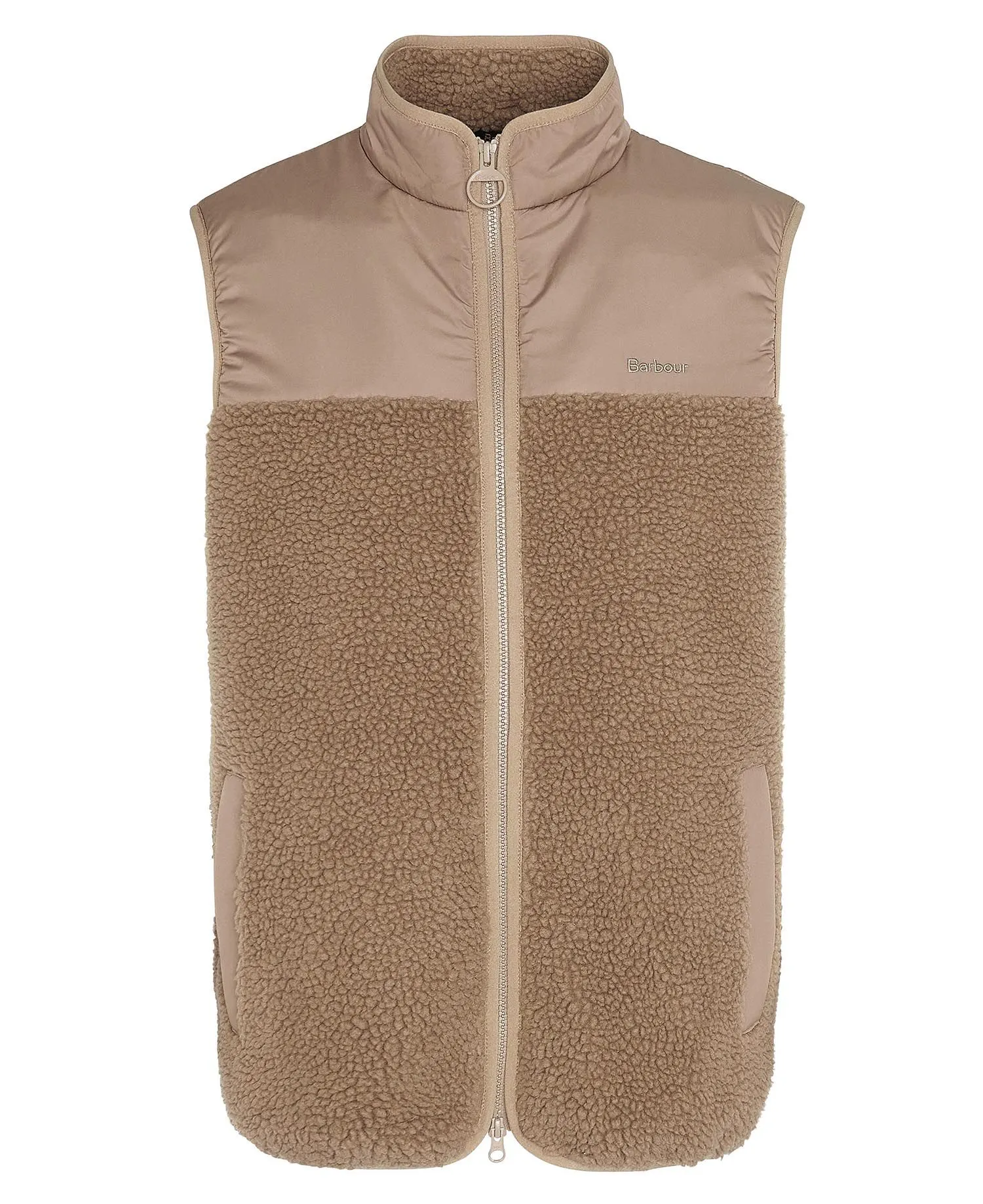 Barbour - Newlan Fleece Gilet, Beige