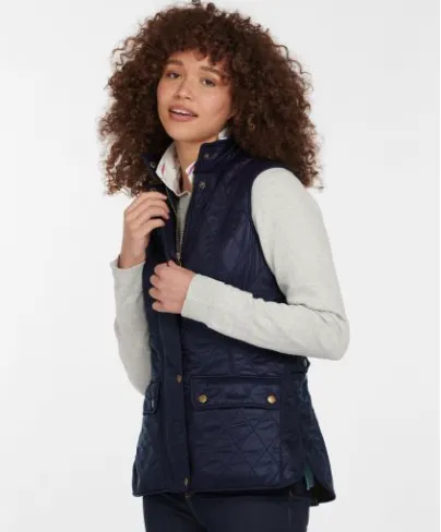 Barbour Women Wray Quilted Vest Navy