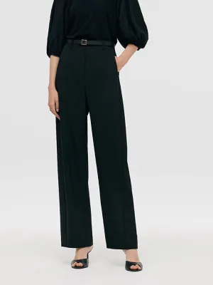 Basic High-Waisted Women Pants