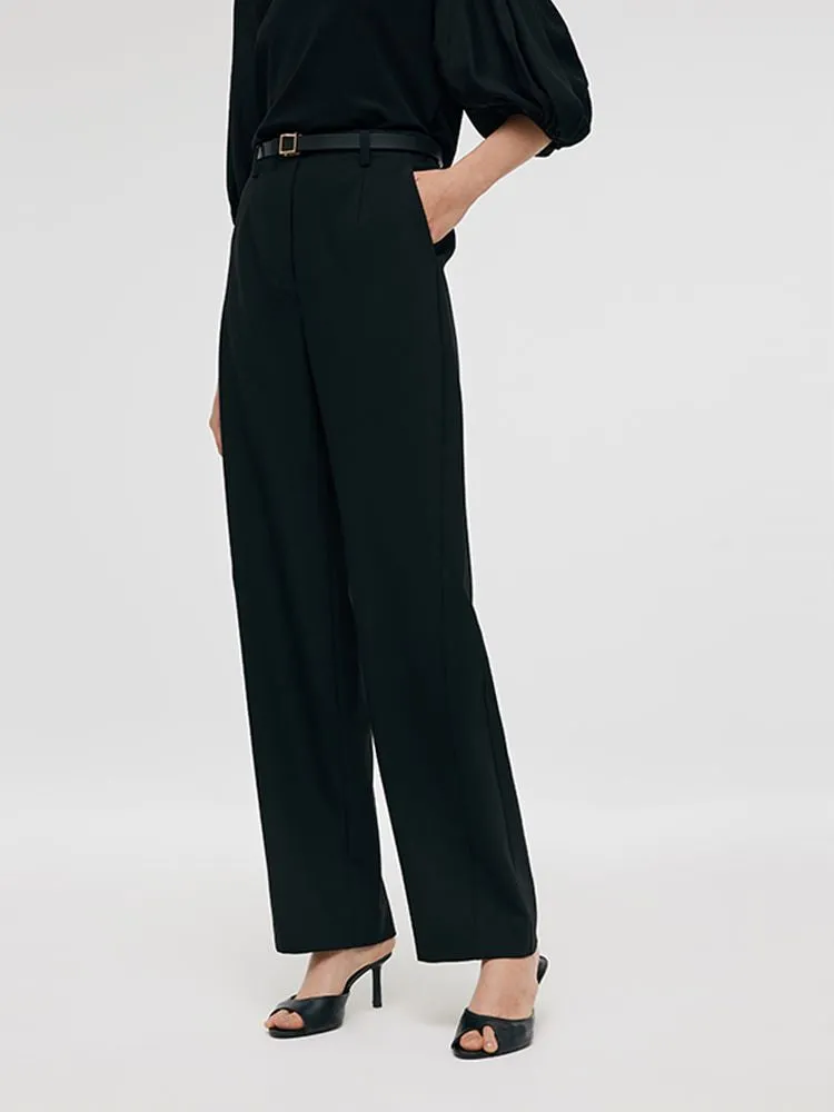 Basic High-Waisted Women Pants