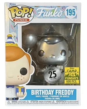 Birthday Freddy Funko (Metallic) 195 - 2023 Camp Fundays Exclusive/ 600 Pieces [Condition: 8/10]