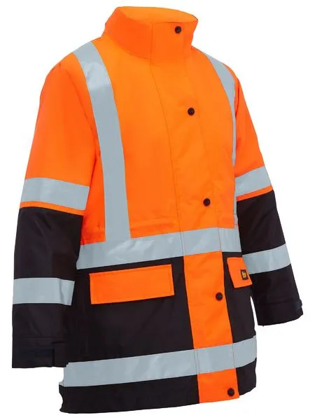 Bisley Women's Taped Hi Vis 5 In 1 Rain Jacket (BKL6975)