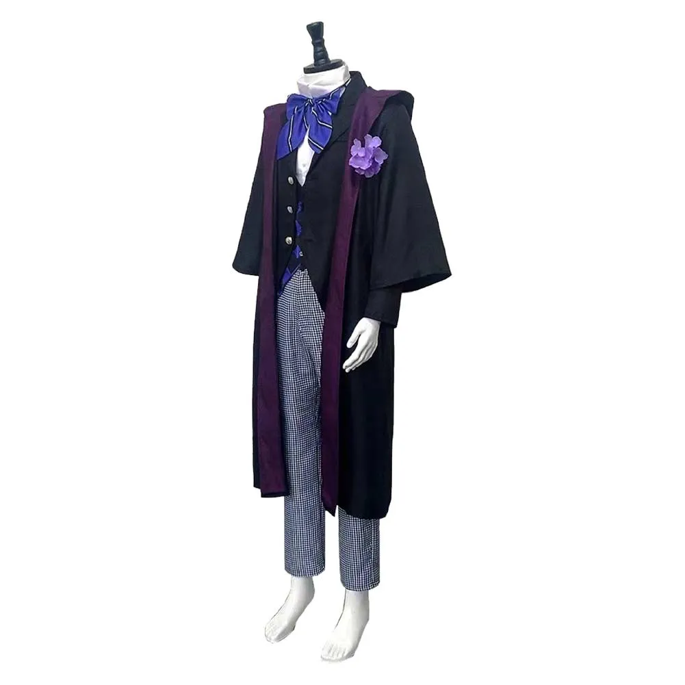 Black Butler Season 4: Public School Arc Violet Gregory  Black Outfit Party Carnival Halloween Cosplay Costume