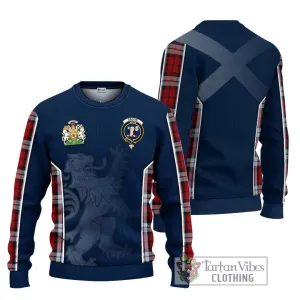 Brodie Dress Tartan Ugly Sweater with Family Crest and Lion Rampant Vibes Sport Style