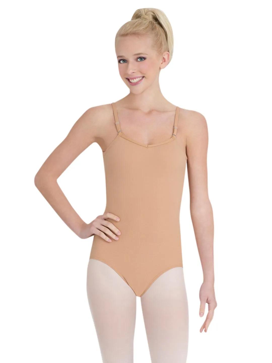 Capezio TB1420 Team Basics Adult Camisole Leotard with Adjustable Straps