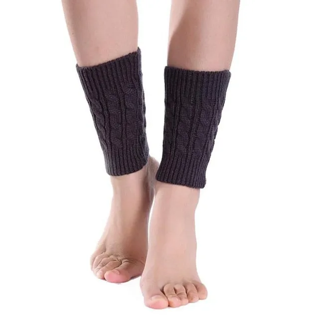 Chamsgend Newly Design Women's Knit Short Leg Warmers Boot Cuffs Oct22 Drop Shipping