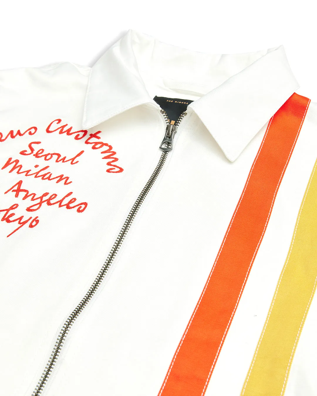 Chime Racing Jacket - Vintage White