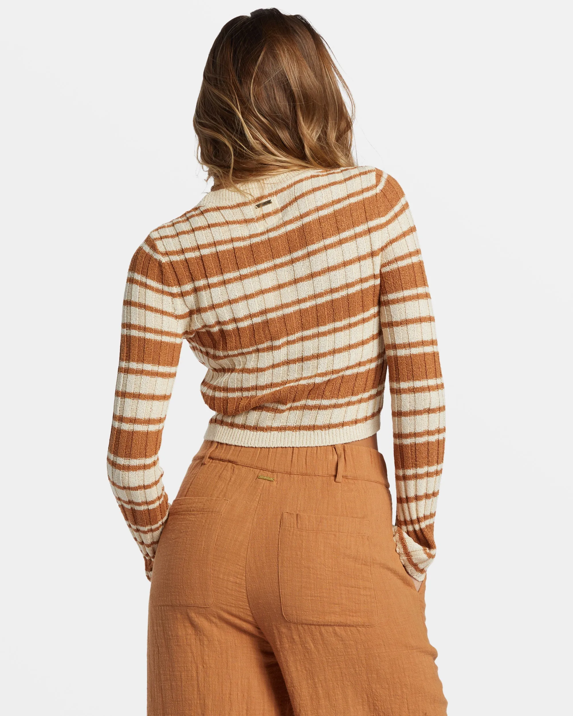 Clare Crew Neck Sweater - Sandalwood