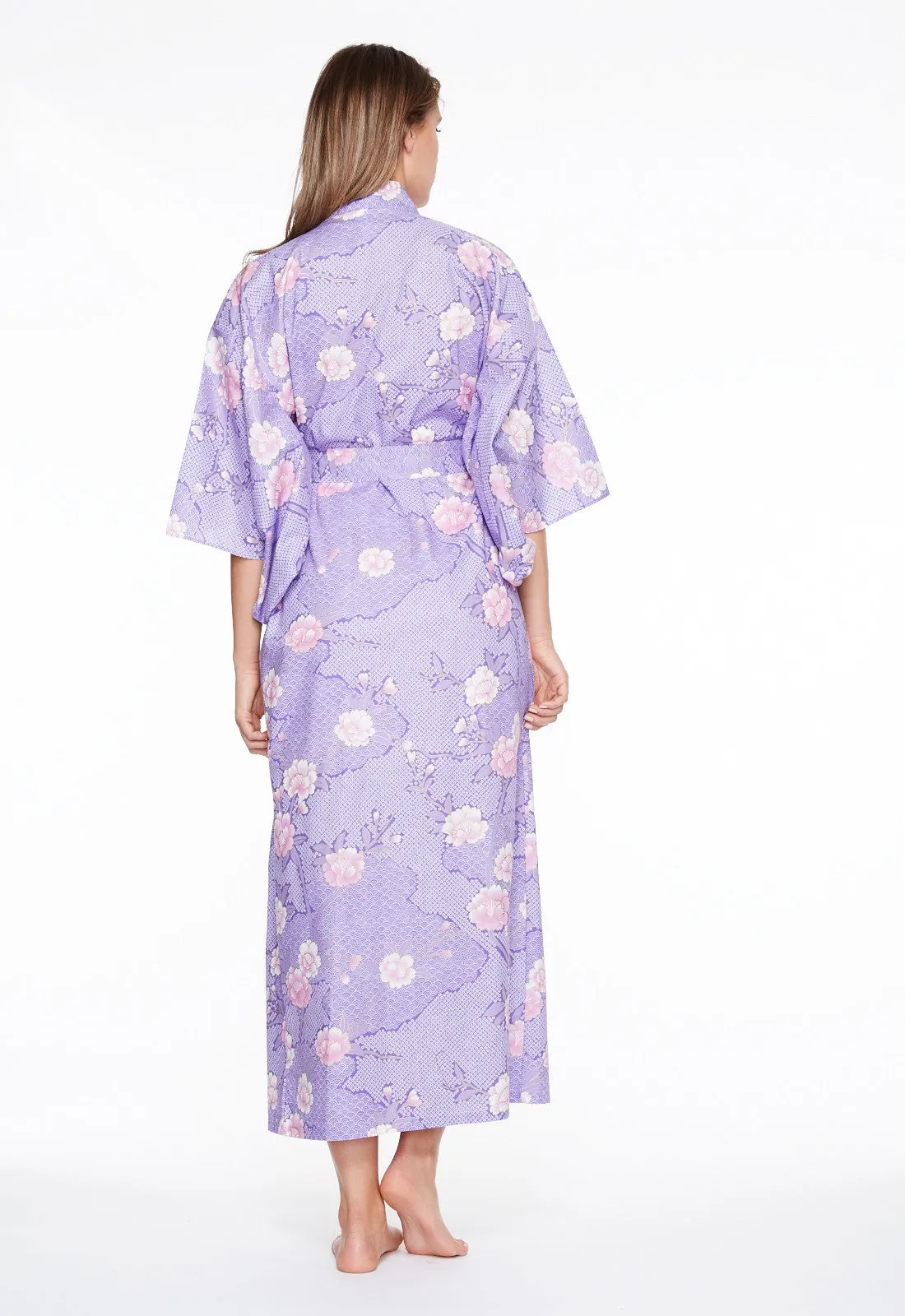 Cloud Meditation Cotton Long Kimono