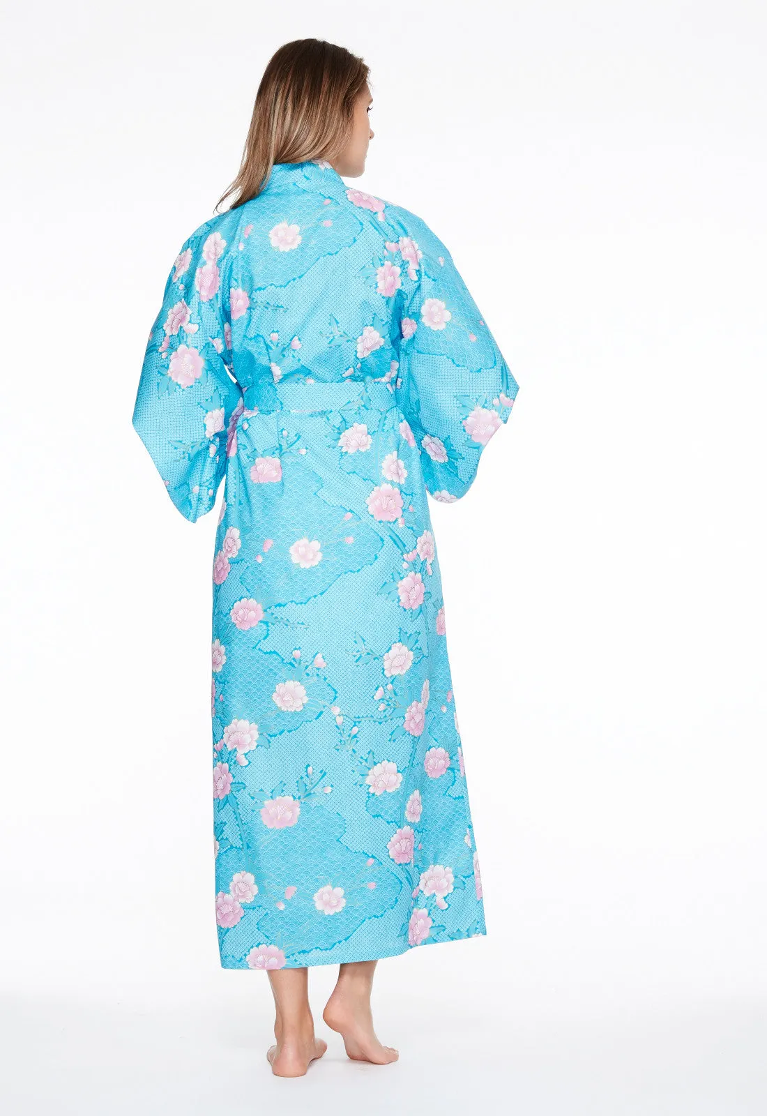 Cloud Meditation Cotton Long Kimono