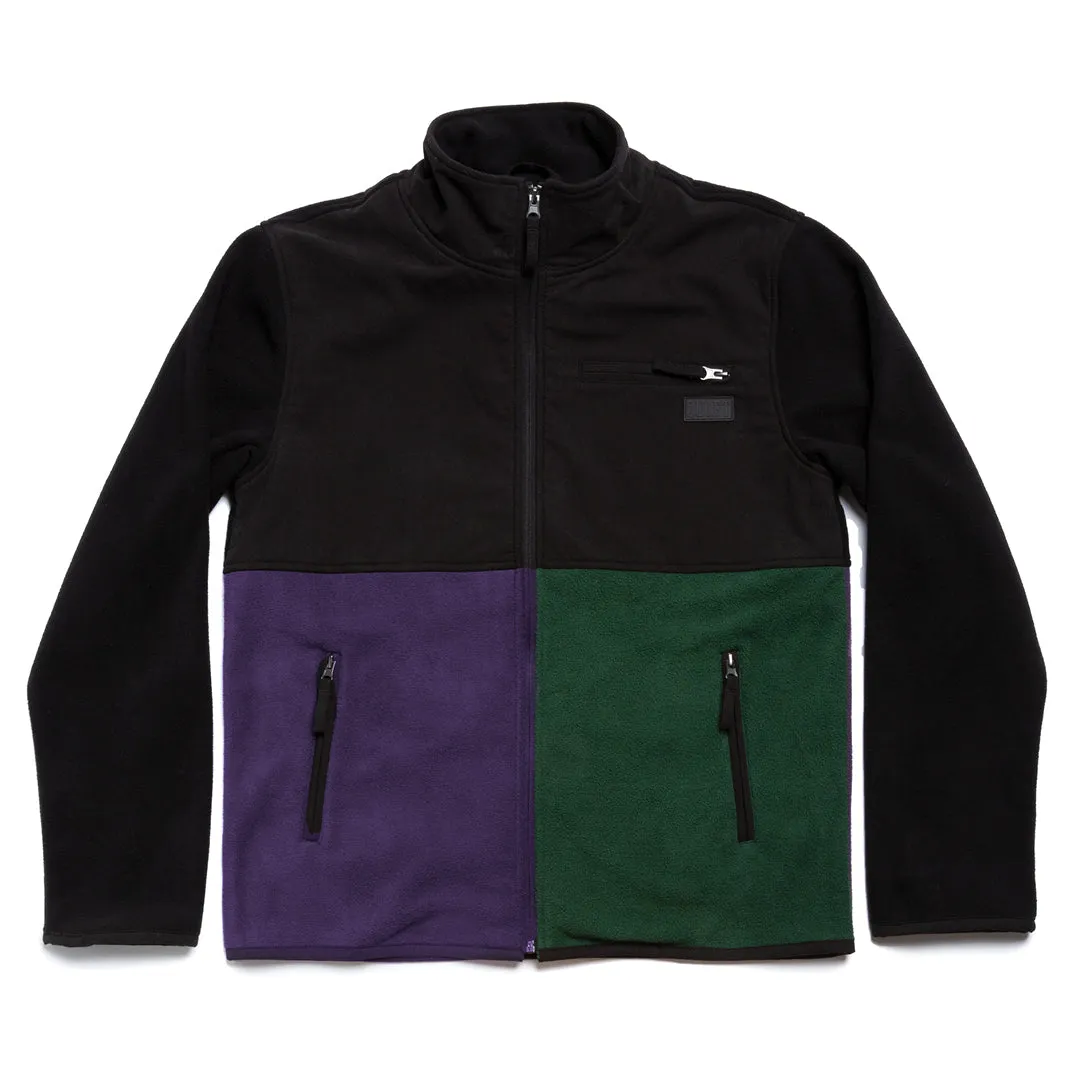 Color Blocked Polar Fleece Jacket