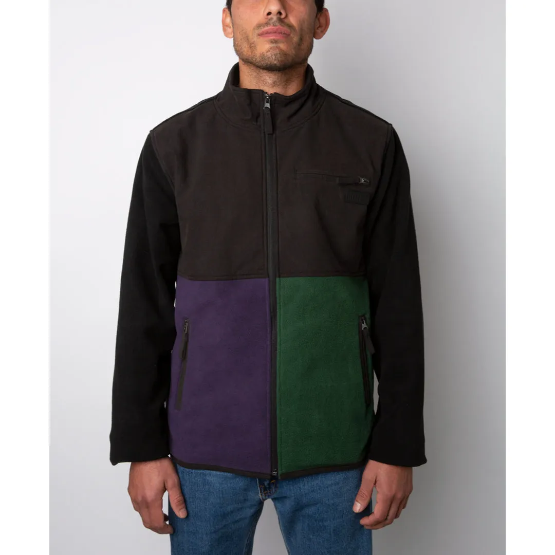 Color Blocked Polar Fleece Jacket