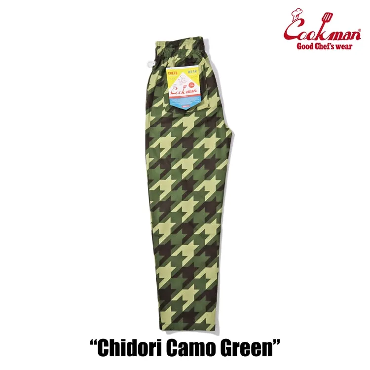 Cookman Chef Pants - Chidori Camo : Green