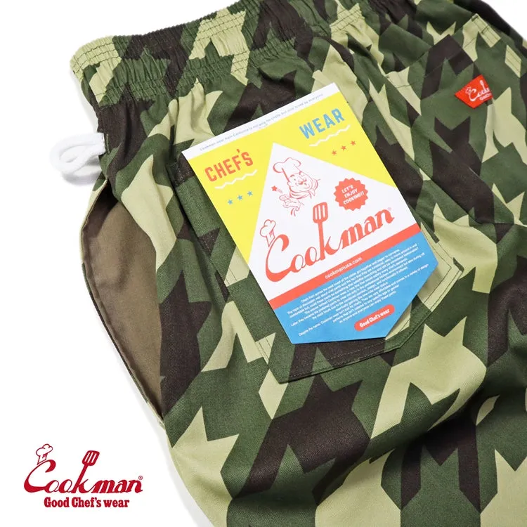 Cookman Chef Pants - Chidori Camo : Green