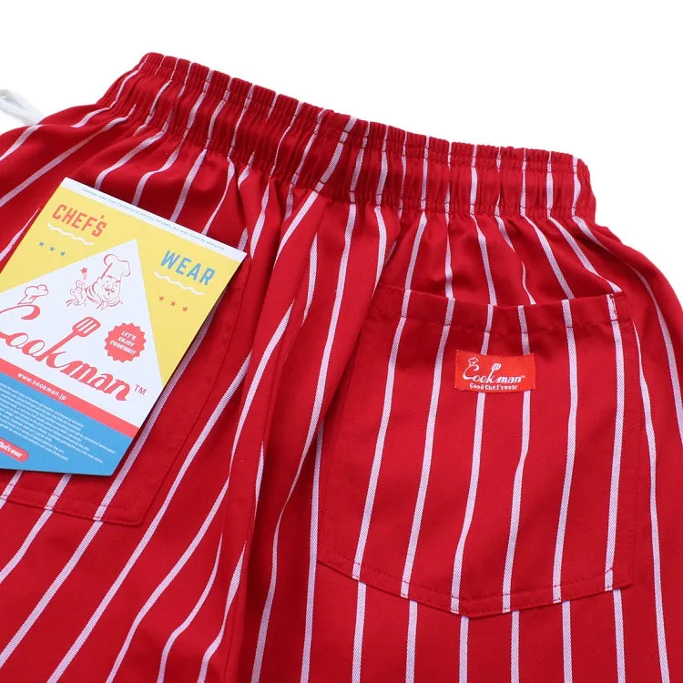 Cookman Chef Pants - Stripe : Red