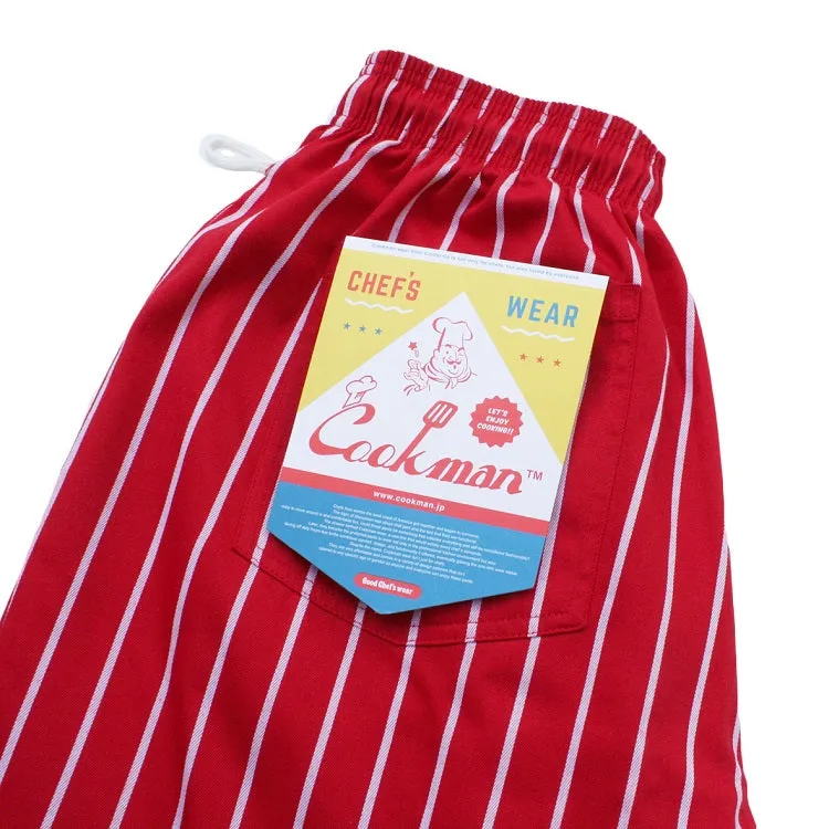 Cookman Chef Pants - Stripe : Red