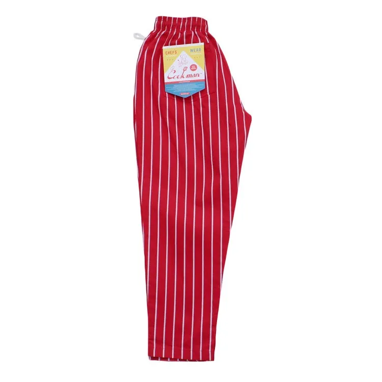 Cookman Chef Pants - Stripe : Red