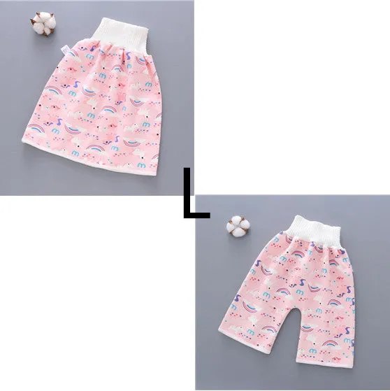 Cotton and bamboo fiber Baby diaper skirt