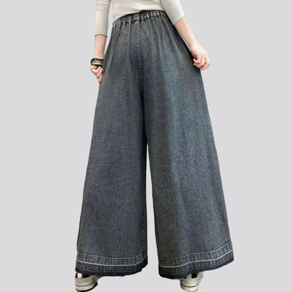 Culottes women's denim pants