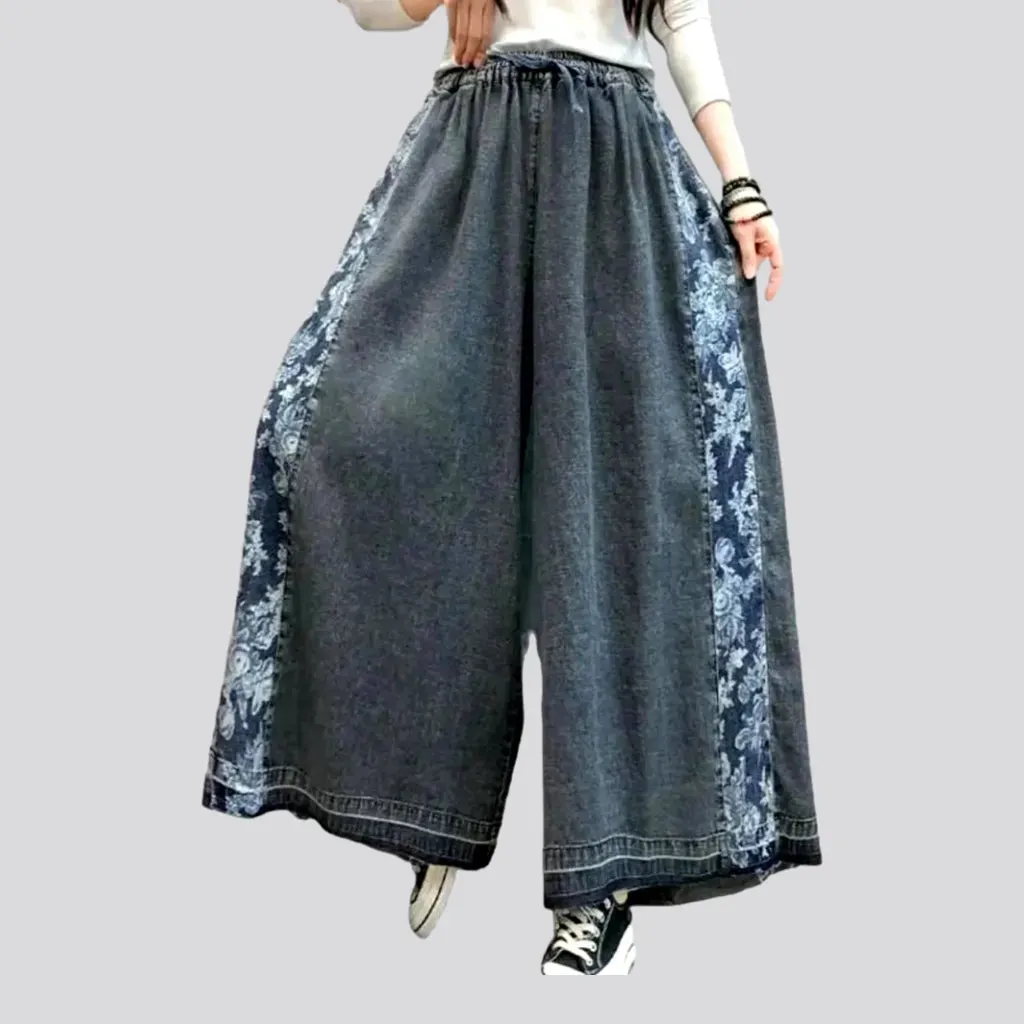 Culottes women's denim pants