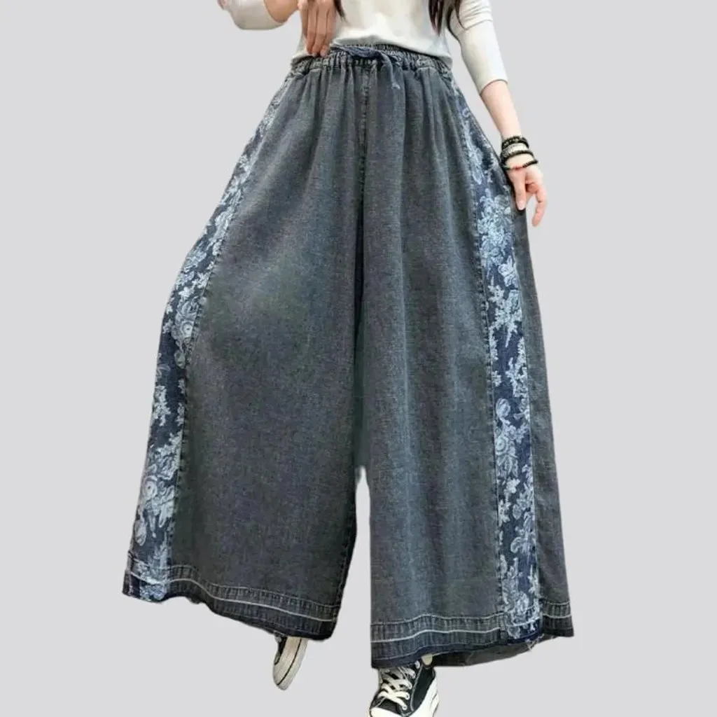 Culottes women's denim pants