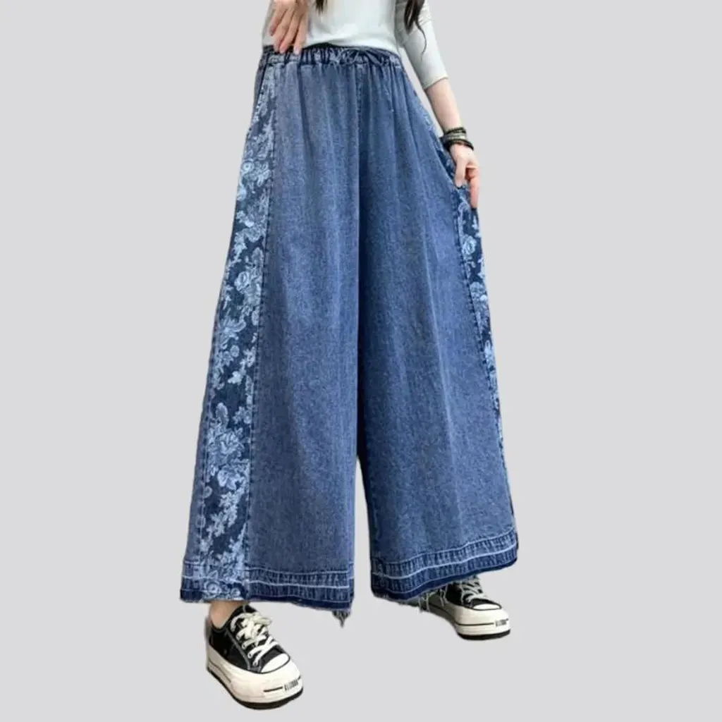 Culottes women's denim pants