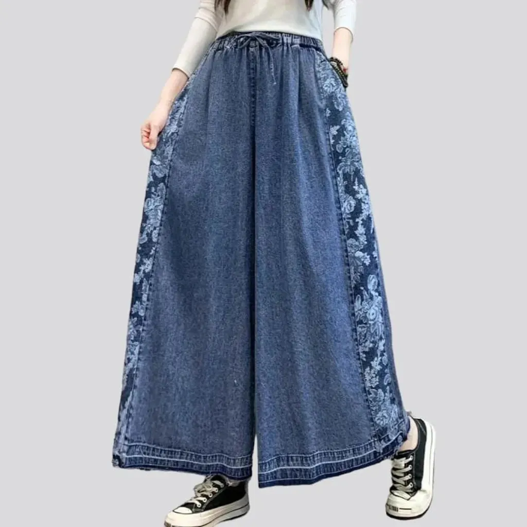 Culottes women's denim pants