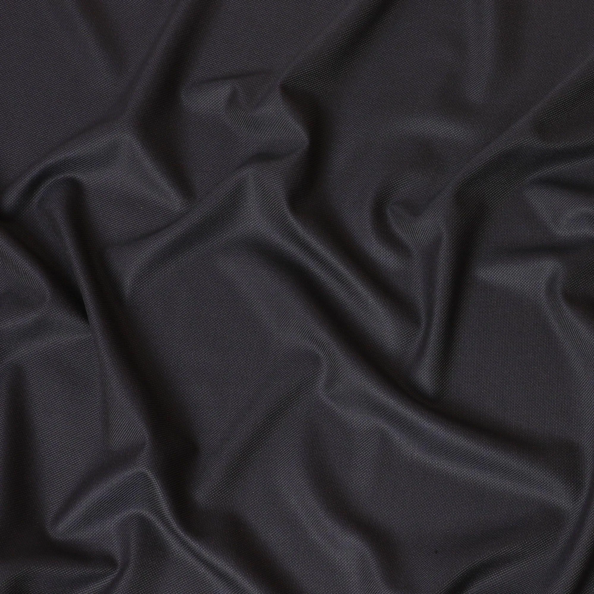 Dark brown super 120's English all wool suiting fabric in self design-D7263