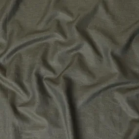 Dark olive Plain Premium pure linen fabric 60Lea-D15885