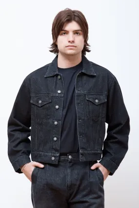 Denim Jacket Woven Black